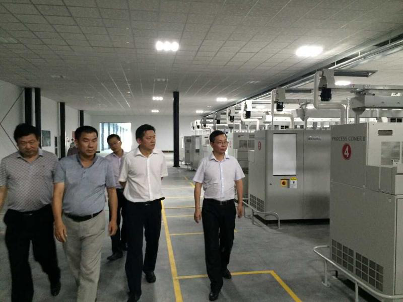 陈恢清副市长带队赴湖南华青纺织（科力嘉）调研