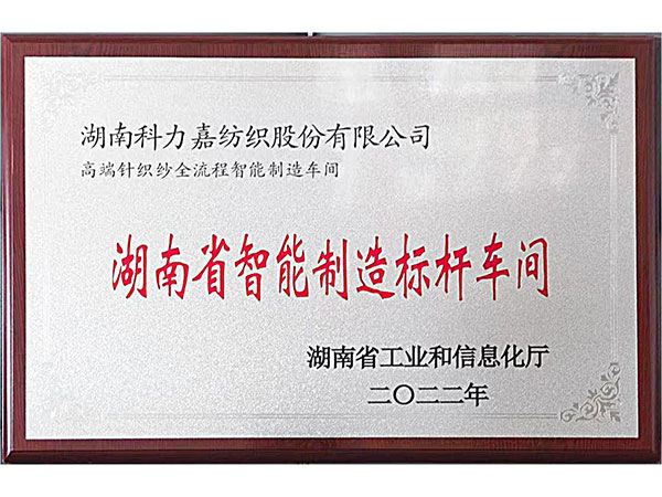 湖南省智能制造标杆车间